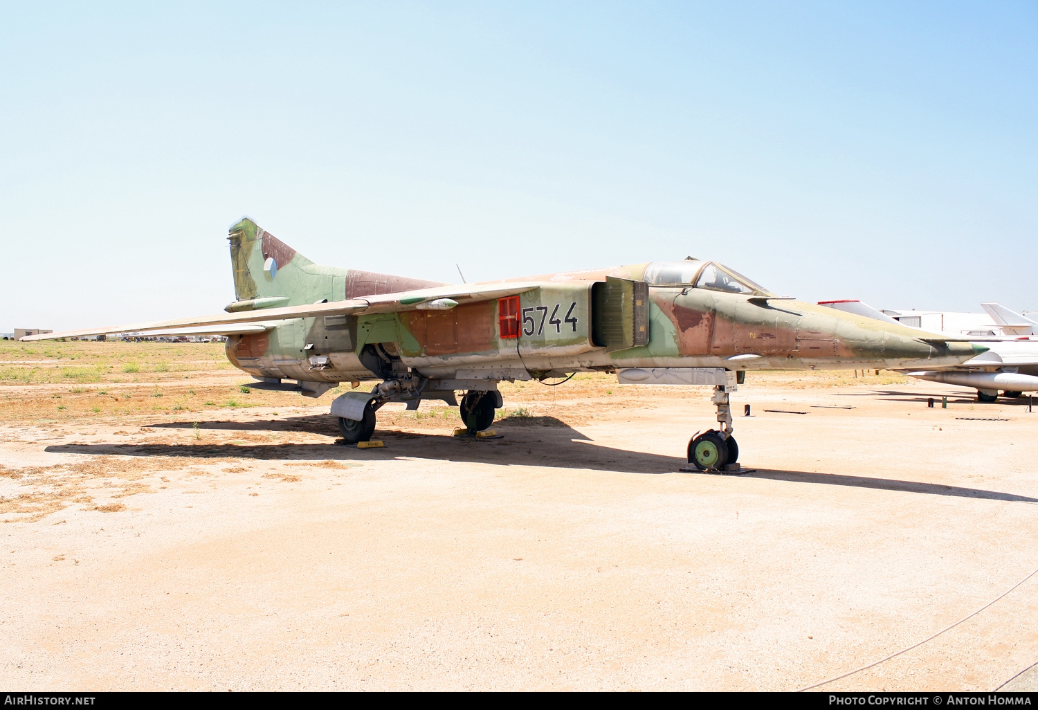 Aircraft Photo of 5744 | Mikoyan-Gurevich MiG-23BN | Czechoslovakia - Air Force | AirHistory.net #260478