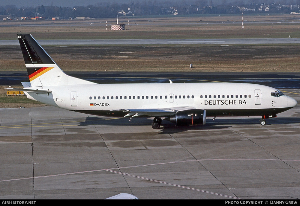 Aircraft Photo of D-ADBX | Boeing 737-31S | Deutsche BA | AirHistory.net #260496