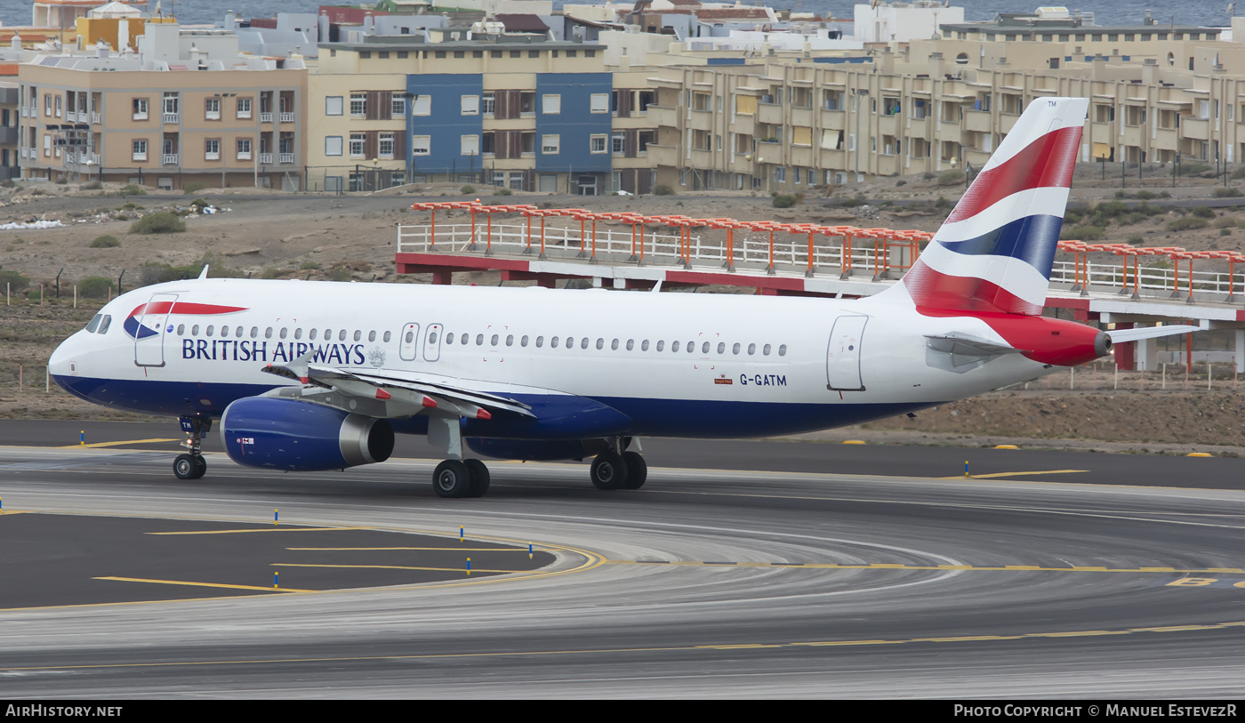 Aircraft Photo of G-GATM | Airbus A320-233 | British Airways | AirHistory.net #260508