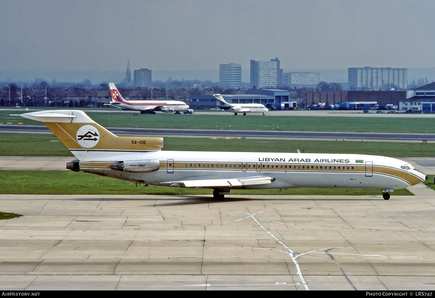 Aircraft Photo of 5A-DIE | Boeing 727-2L5/Adv | Libyan Arab Airlines | AirHistory.net #260516