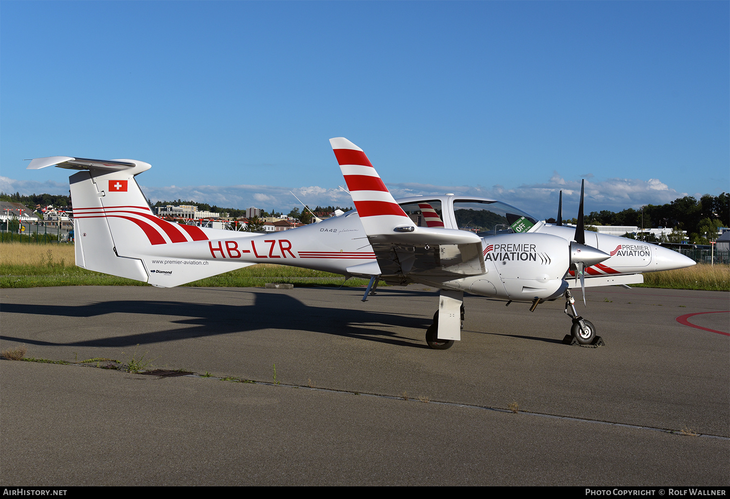 Aircraft Photo of HB-LZR | Diamond DA42 Twin Star | Premier Aviation | AirHistory.net #260518