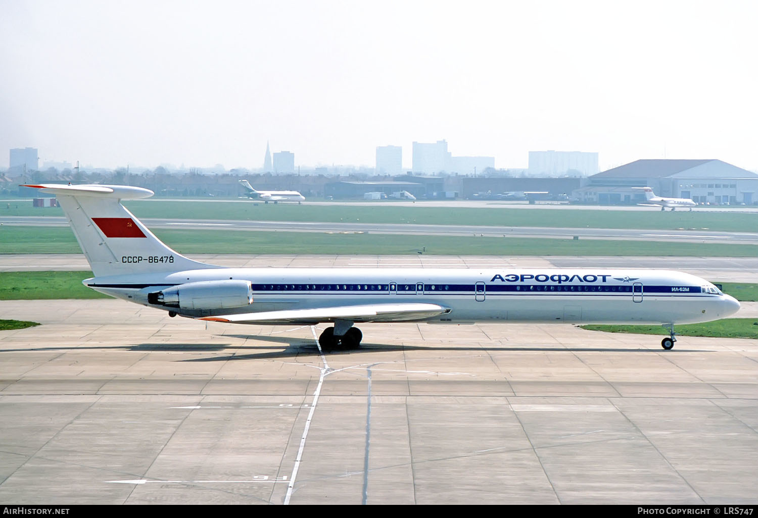 Aircraft Photo of CCCP-86478 | Ilyushin Il-62M | Aeroflot | AirHistory.net #260536