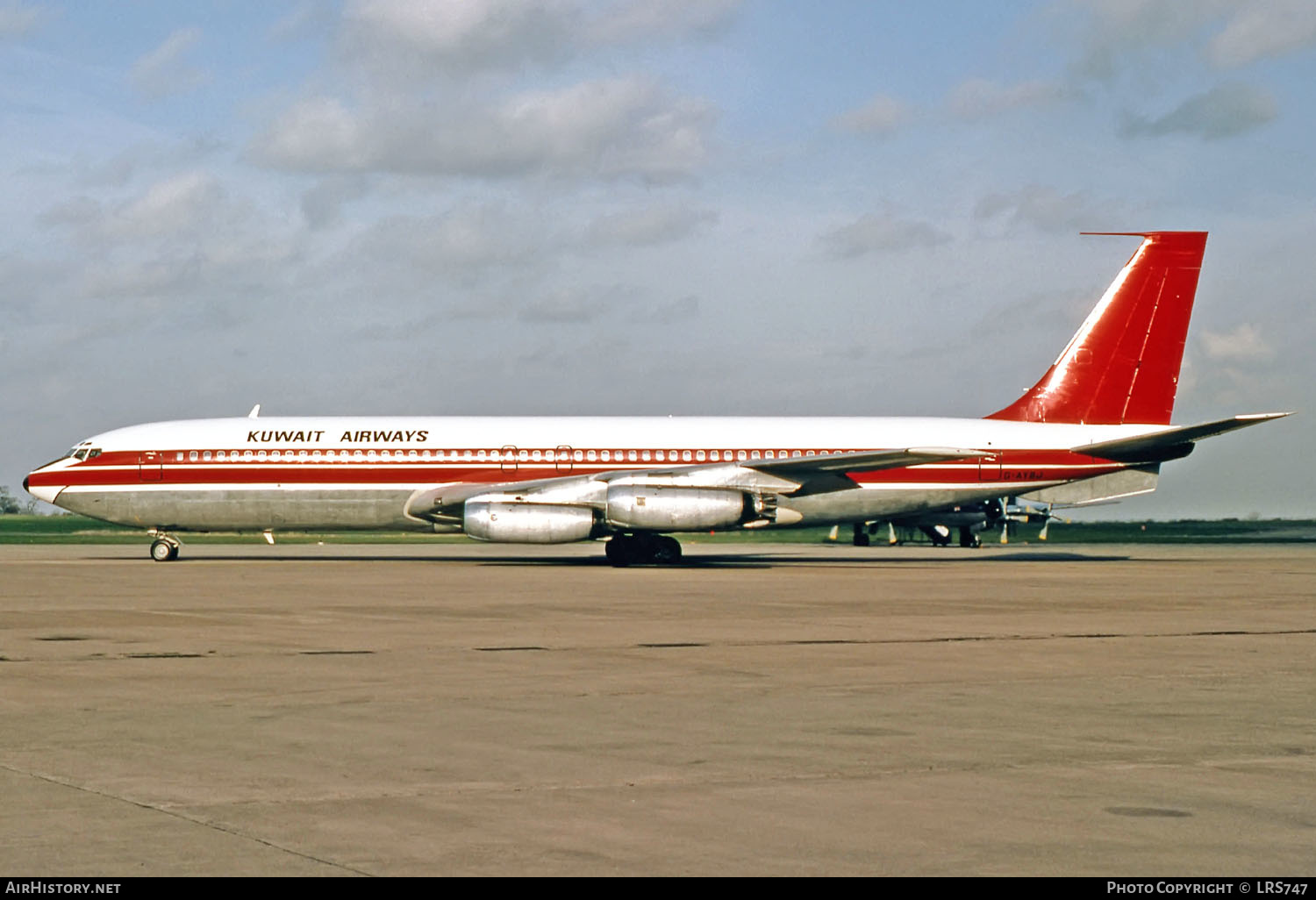 Aircraft Photo of G-AYBJ | Boeing 707-321 | Kuwait Airways | AirHistory.net #260545