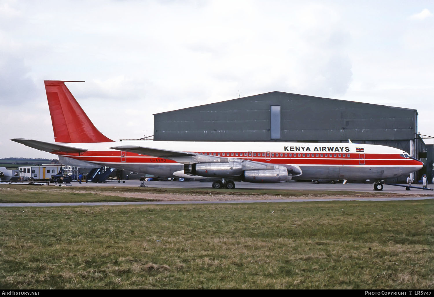 Aircraft Photo of G-AYVG | Boeing 707-321 | Kenya Airways | AirHistory.net #260548