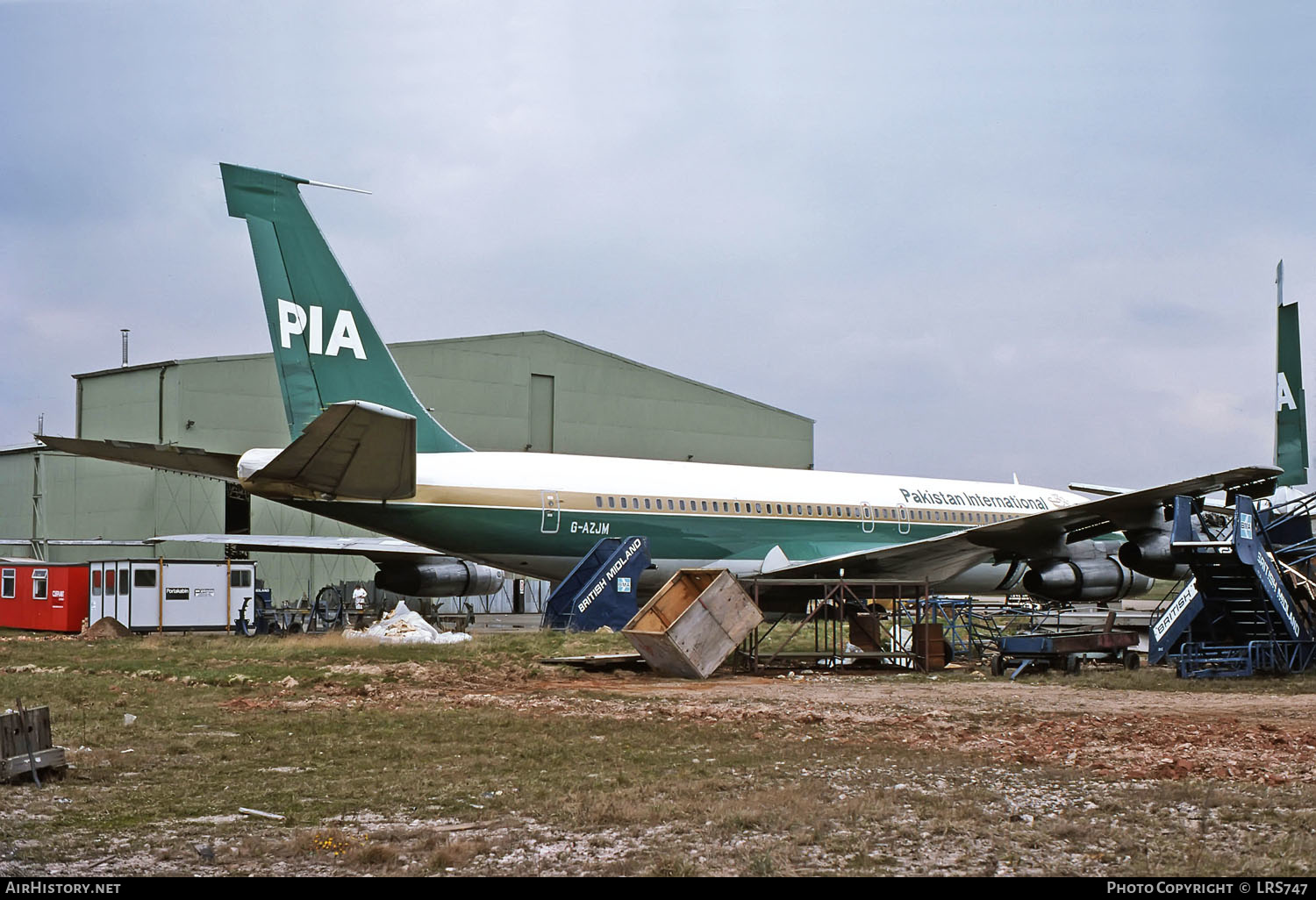 Aircraft Photo of G-AZJM | Boeing 707-324C | Pakistan International Airlines - PIA | AirHistory.net #260549