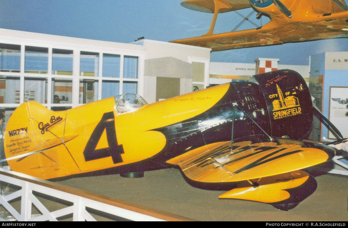 Aircraft Photo of N77V / NR77V | Granville Gee Bee Z Super Sportster (replica) | Springfield Air Racing Association | AirHistory.net #260558