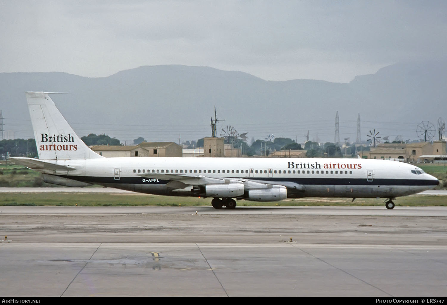 Aircraft Photo of G-APFL | Boeing 707-436 | British Airtours | AirHistory.net #260564