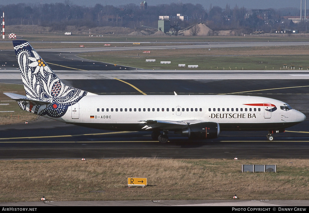 Aircraft Photo of D-ADBC | Boeing 737-3L9 | Deutsche BA | AirHistory.net #260566