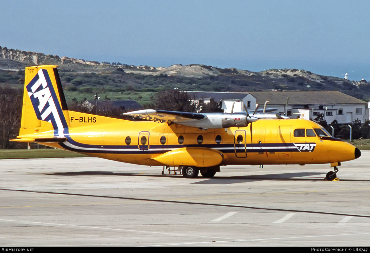 Aircraft Photo of F-BLHS | Nord 262 | TAT - Touraine Air Transport | AirHistory.net #260573