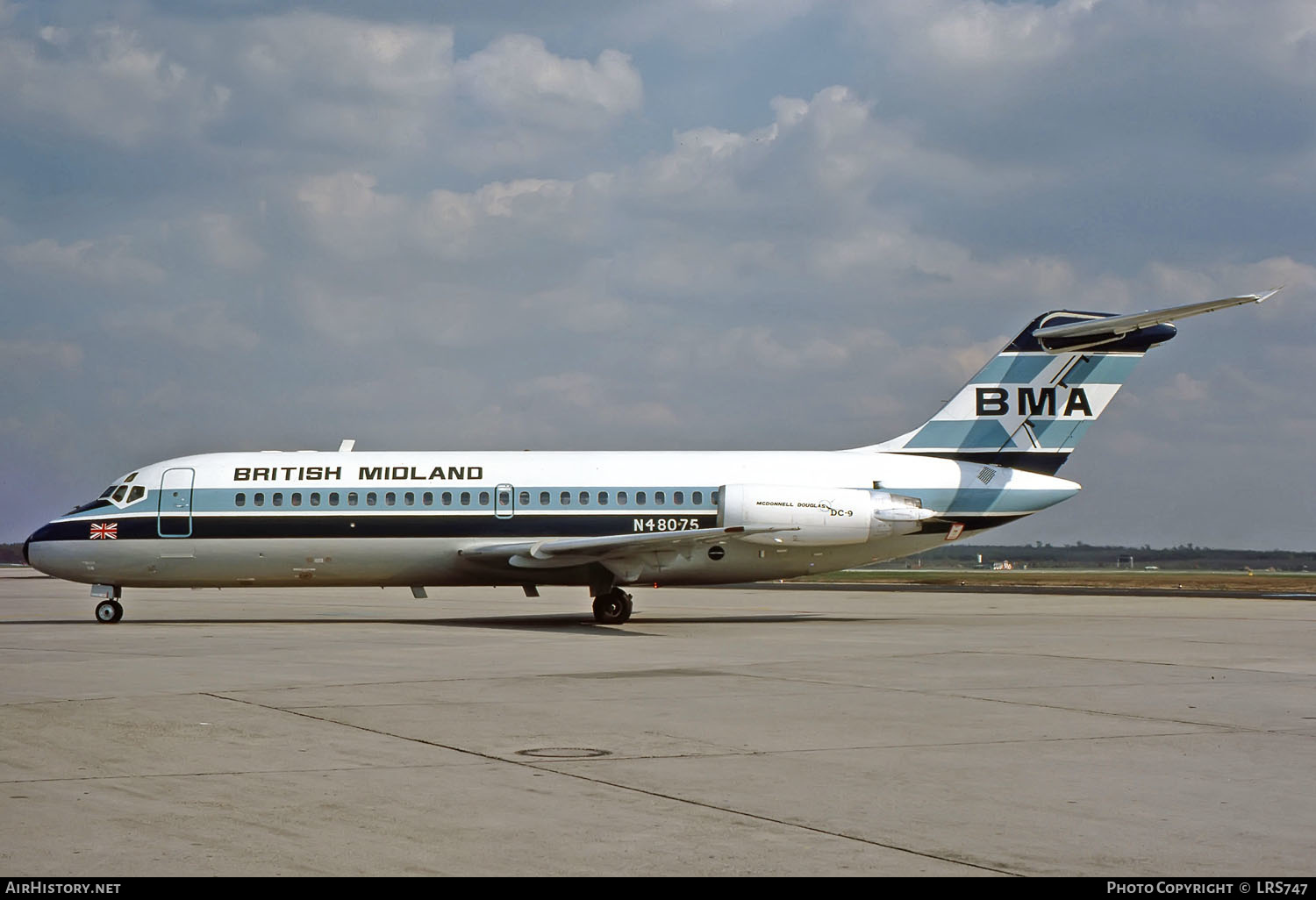 Aircraft Photo of N48075 | Douglas DC-9-15 | British Midland Airways - BMA | AirHistory.net #260580
