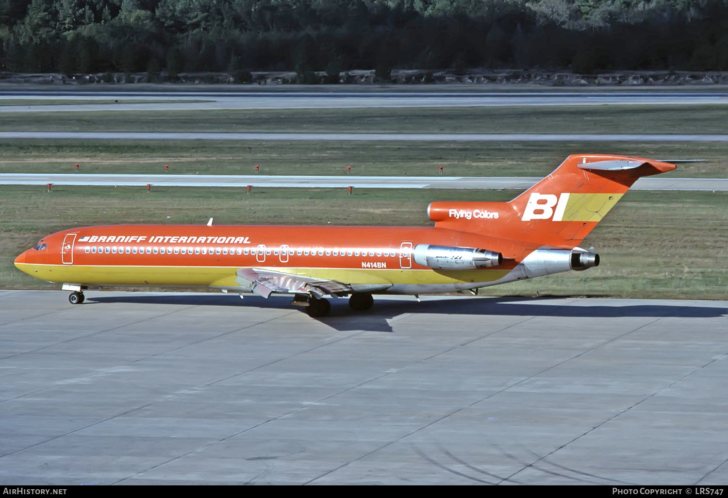 Aircraft Photo of N414BN | Boeing 727-227/Adv | Braniff International Airways | AirHistory.net #260582
