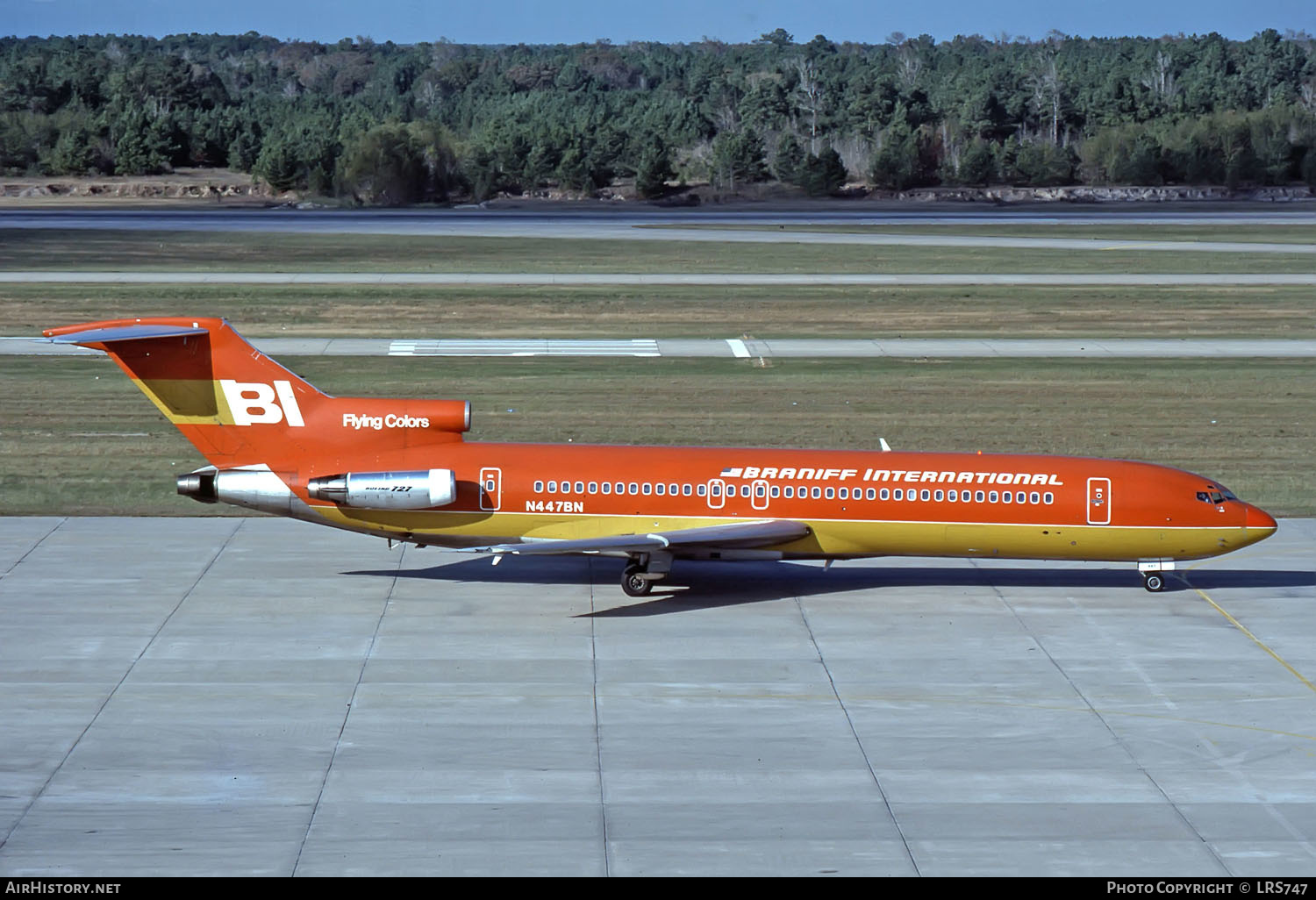Aircraft Photo of N447BN | Boeing 727-227/Adv | Braniff International Airways | AirHistory.net #260583