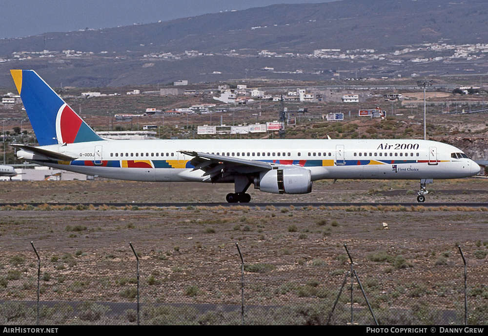 Aircraft Photo of G-OOOJ | Boeing 757-23A | Air 2000 | AirHistory.net #260596