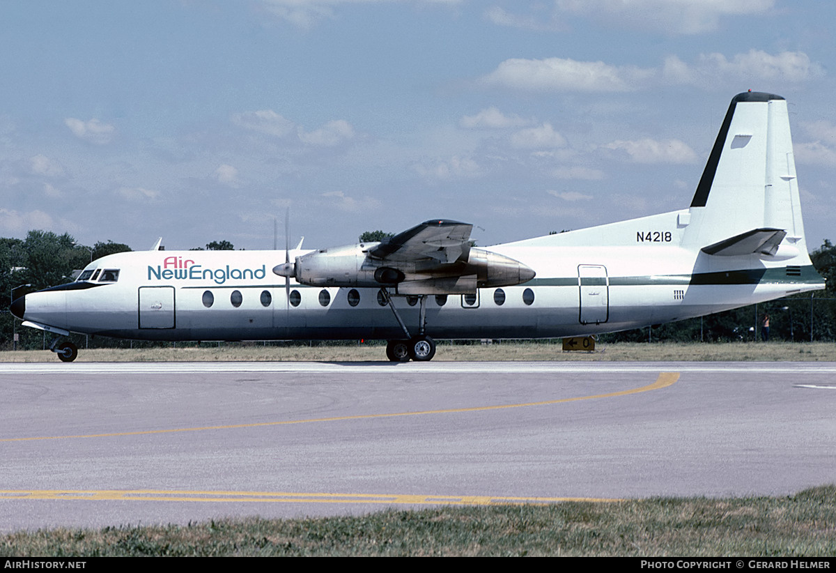 Aircraft Photo of N4218 | Fairchild Hiller FH-227B | Air New England | AirHistory.net #260651