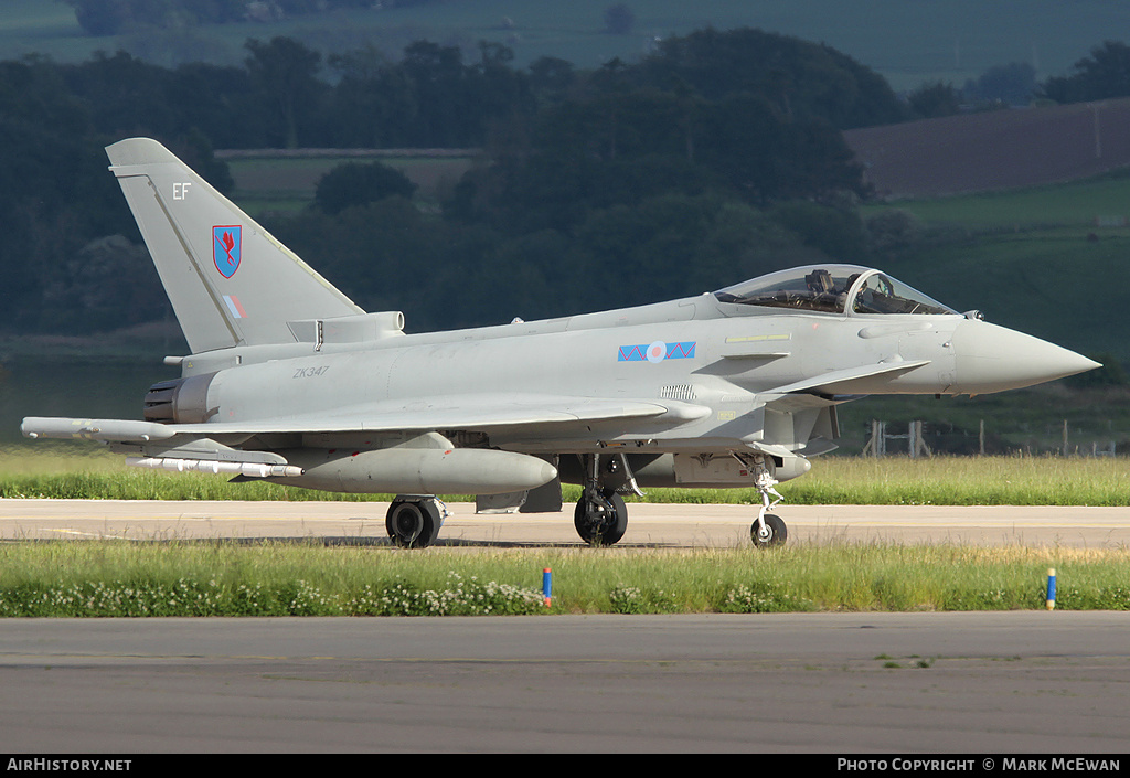 Aircraft Photo of ZK347 | Eurofighter EF-2000 Typhoon FGR4 | UK - Air Force | AirHistory.net #260654