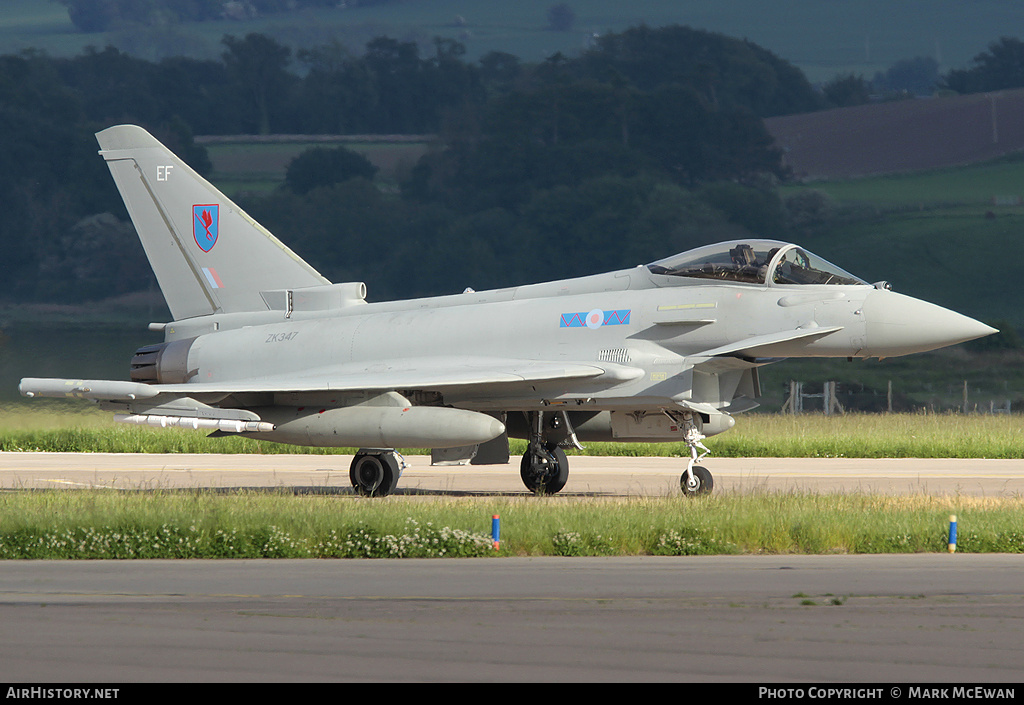 Aircraft Photo of ZK347 | Eurofighter EF-2000 Typhoon FGR4 | UK - Air Force | AirHistory.net #260654