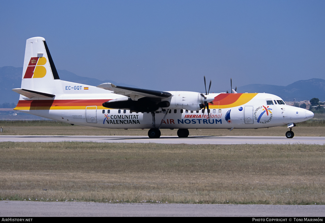Aircraft Photo of EC-GQT | Fokker 50 | Iberia Regional | AirHistory.net #260661