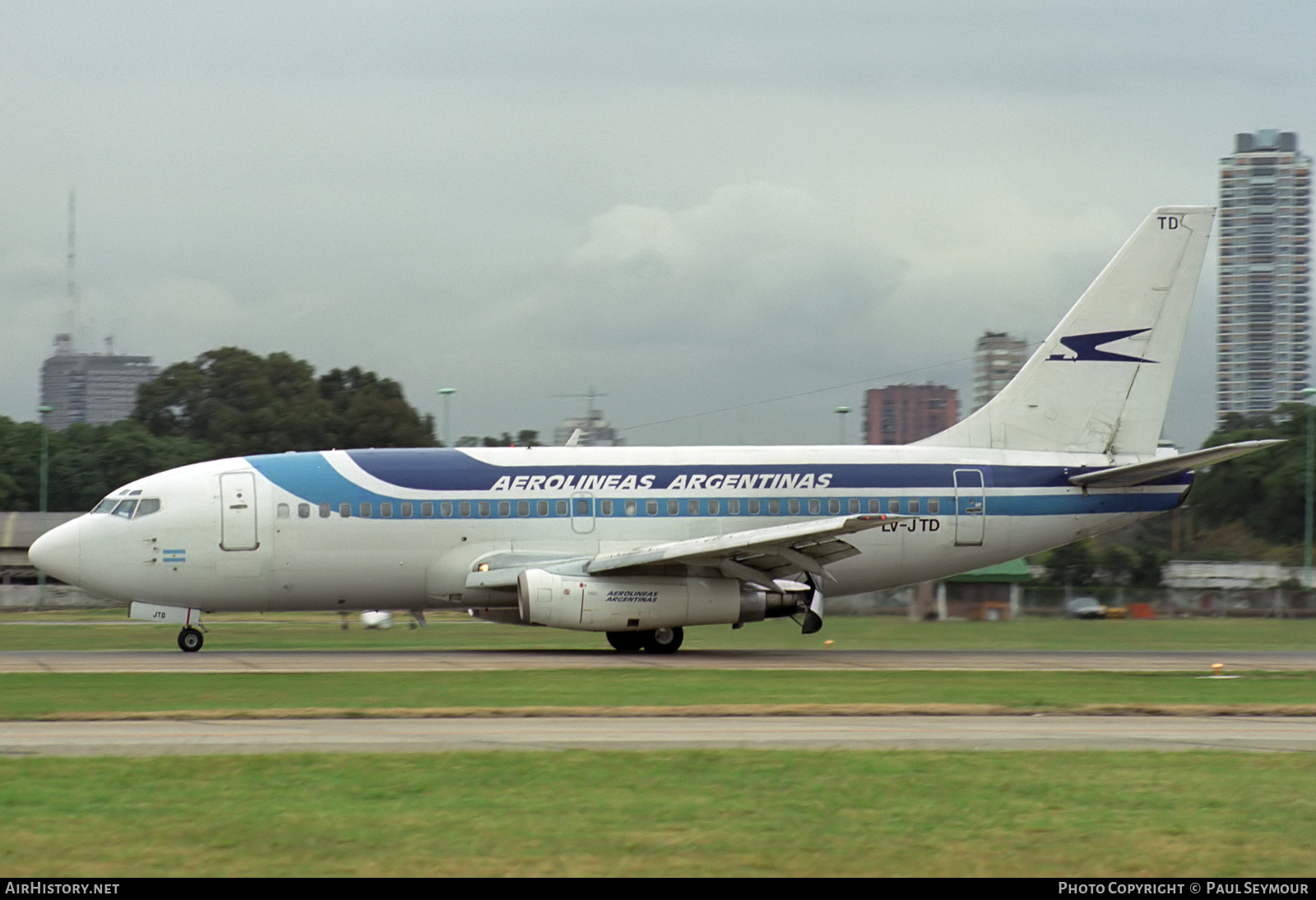Aircraft Photo of LV-JTD | Boeing 737-287/Adv | Aerolíneas Argentinas | AirHistory.net #260662