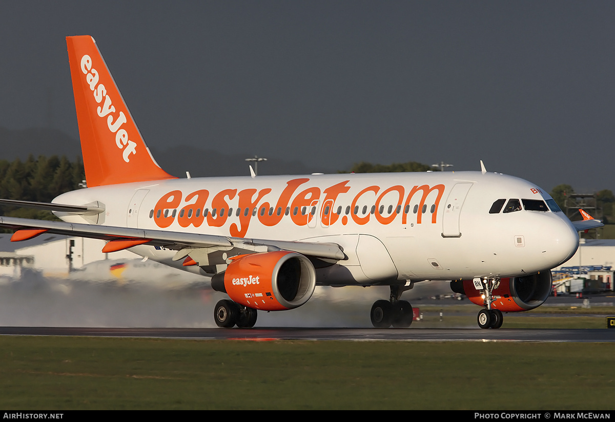 Aircraft Photo of G-EZBN | Airbus A319-111 | EasyJet | AirHistory.net #260695