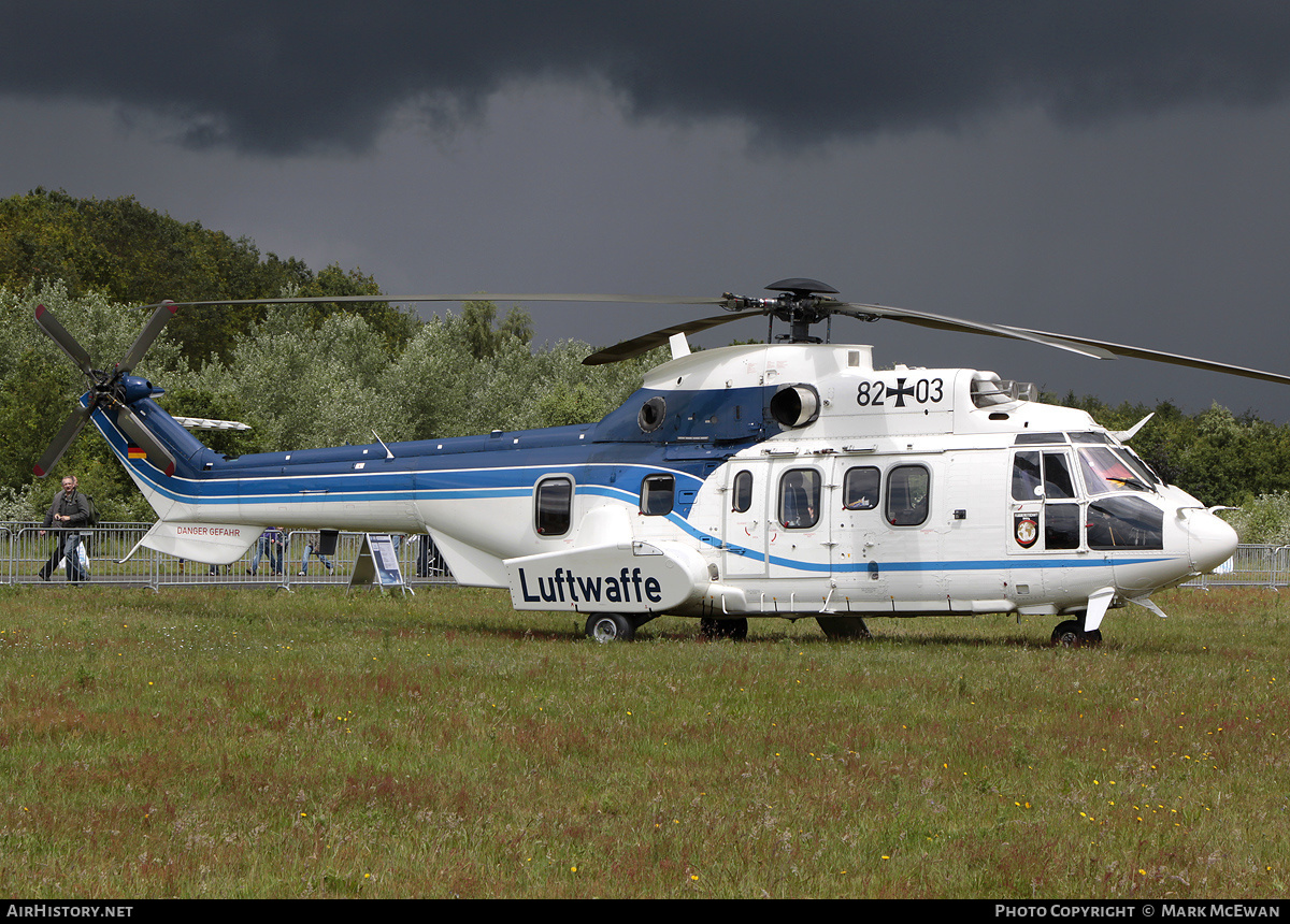 Aircraft Photo of 8203 | Eurocopter AS-532U2 Cougar Mk2 | Germany - Air Force | AirHistory.net #260702