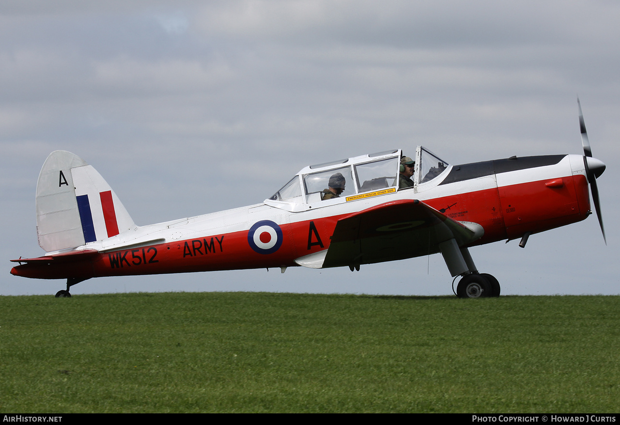 Aircraft Photo of G-BXIM / WK512 | De Havilland DHC-1 Chipmunk Mk22 | UK - Army | AirHistory.net #260713