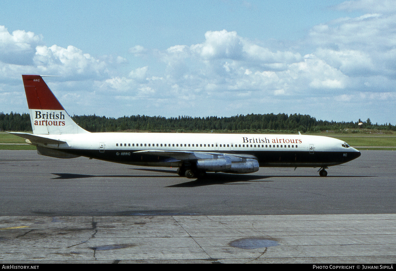 Aircraft Photo of G-ARRC | Boeing 707-436 | British Airtours | AirHistory.net #260715
