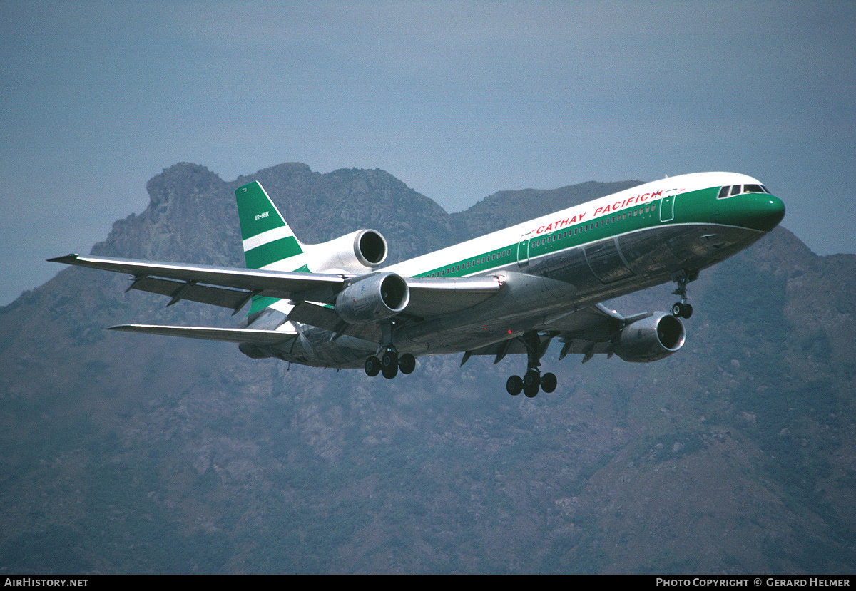 Aircraft Photo of VR-HHK | Lockheed L-1011-385-1-15 TriStar 100 | Cathay Pacific Airways | AirHistory.net #260731