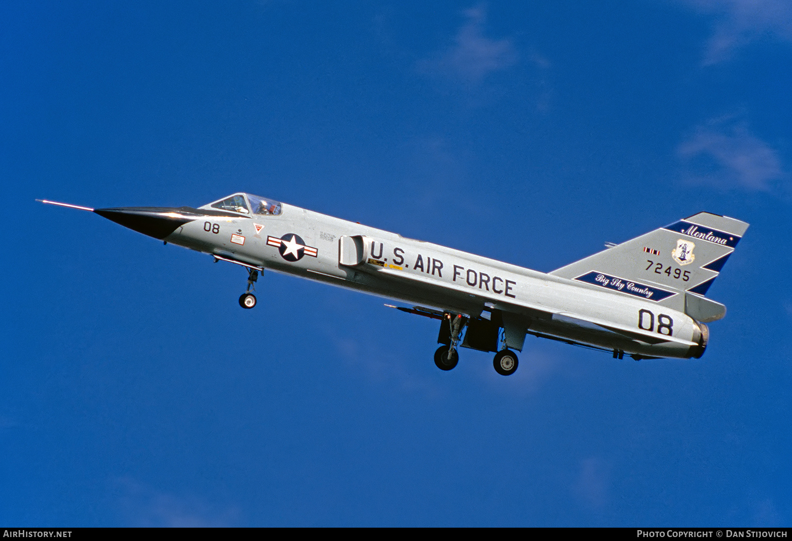 Aircraft Photo of 57-2495 / 72495 | Convair F-106A Delta Dart | USA - Air Force | AirHistory.net #260737