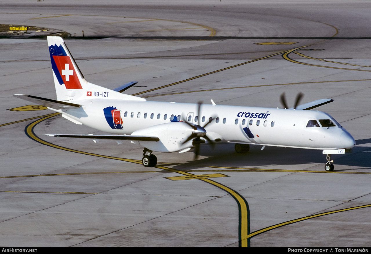 Aircraft Photo of HB-IZT | Saab 2000 | Crossair | AirHistory.net #260748