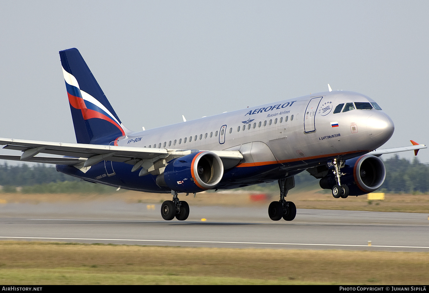 Aircraft Photo of VP-BDN | Airbus A319-111 | Aeroflot - Russian Airlines | AirHistory.net #260755