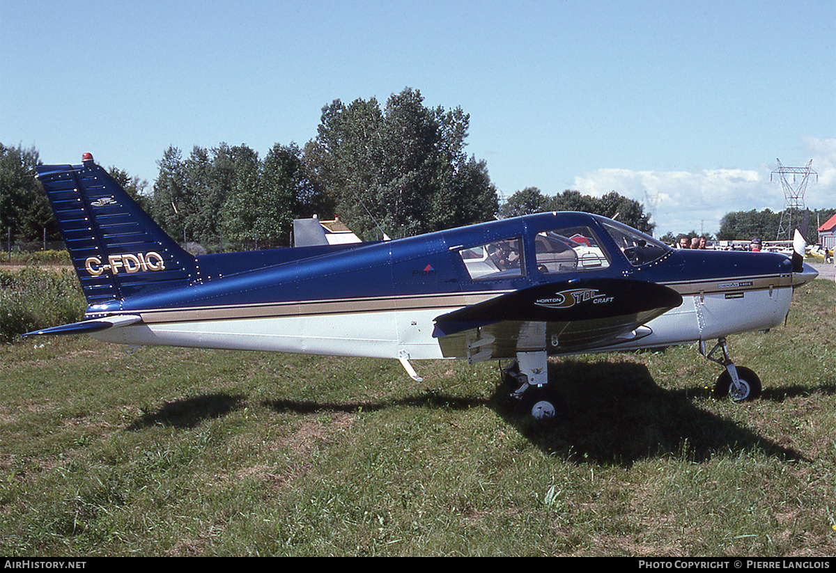 Aircraft Photo of C-FDIQ | Piper PA-28-140 Cherokee E/Horton Stolcraft | AirHistory.net #260757