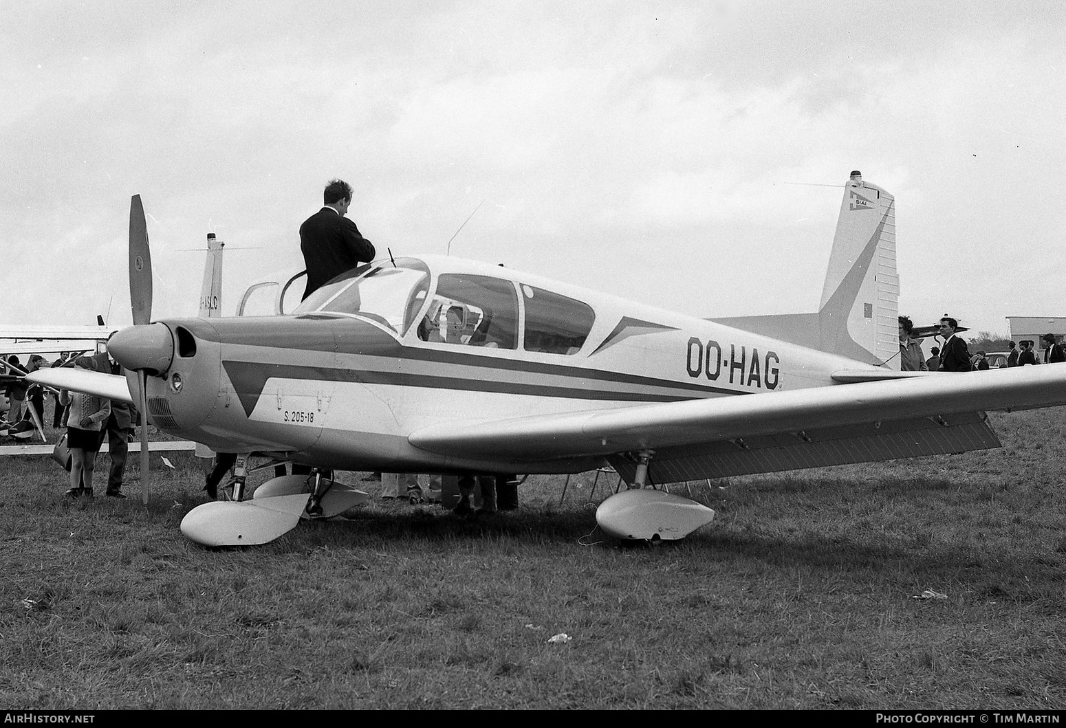 Aircraft Photo of OO-HAG | SIAI-Marchetti S-205-18F | AirHistory.net #260758