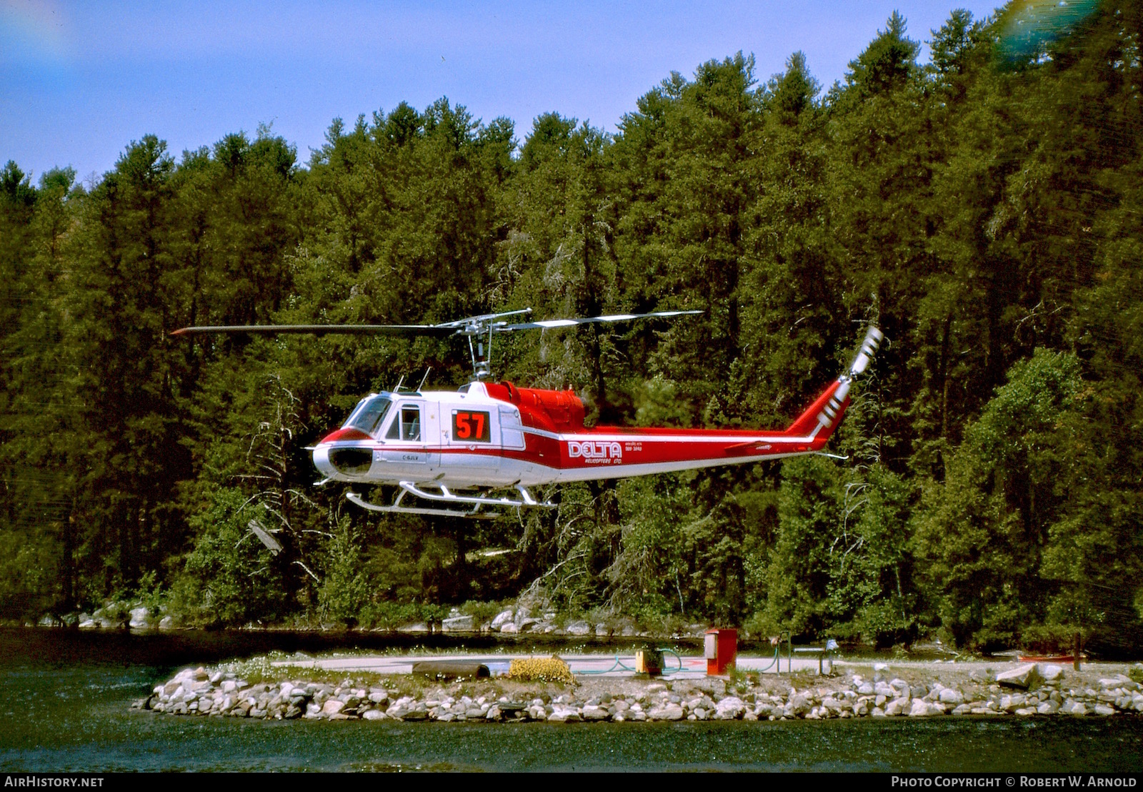 Aircraft Photo of C-GJLV | Bell 204B | Delta Helicopters | AirHistory.net #260760