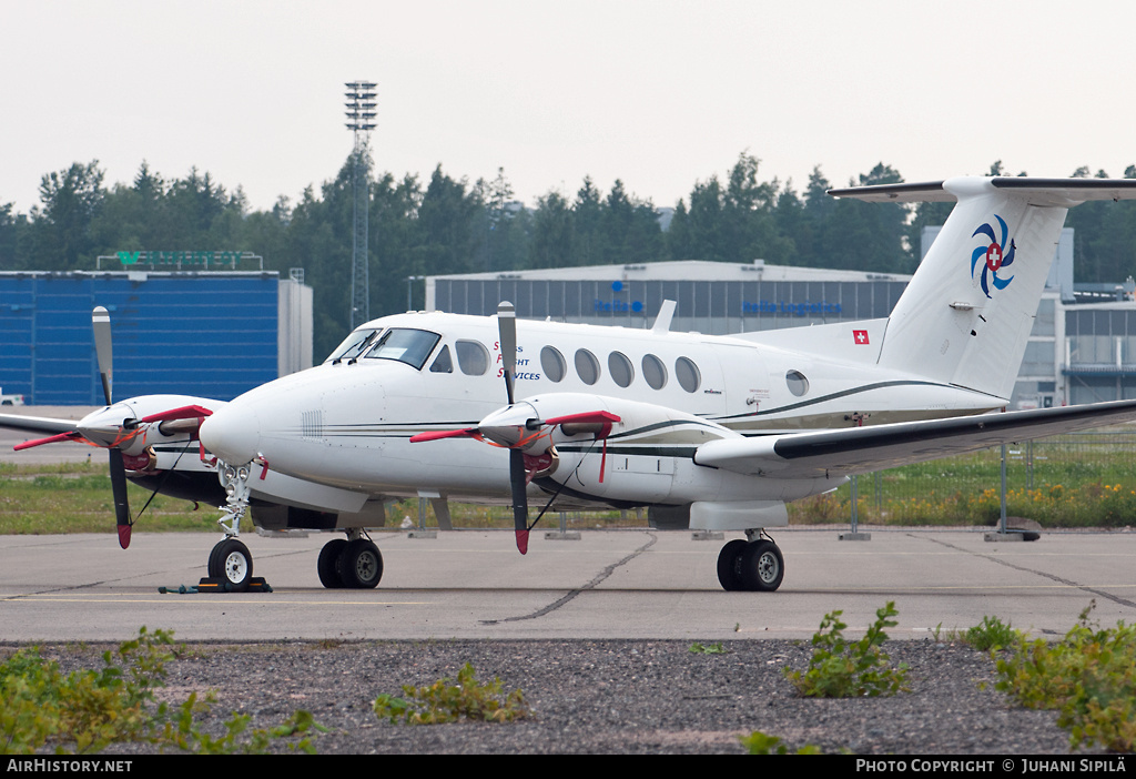 Aircraft Photo of HB-GLB | Beech B200 Super King Air | Swiss Flight Services | AirHistory.net #260771