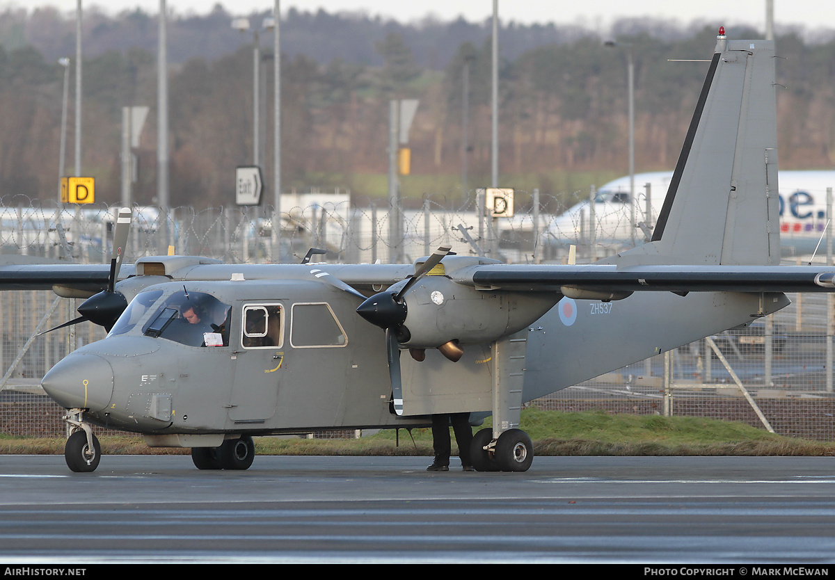 Aircraft Photo of ZH537 | Pilatus Britten-Norman BN-2T Islander CC2B | UK - Air Force | AirHistory.net #260772