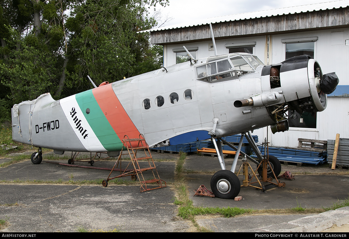 Aircraft Photo of D-FWJD | Antonov An-2T | AirHistory.net #260784