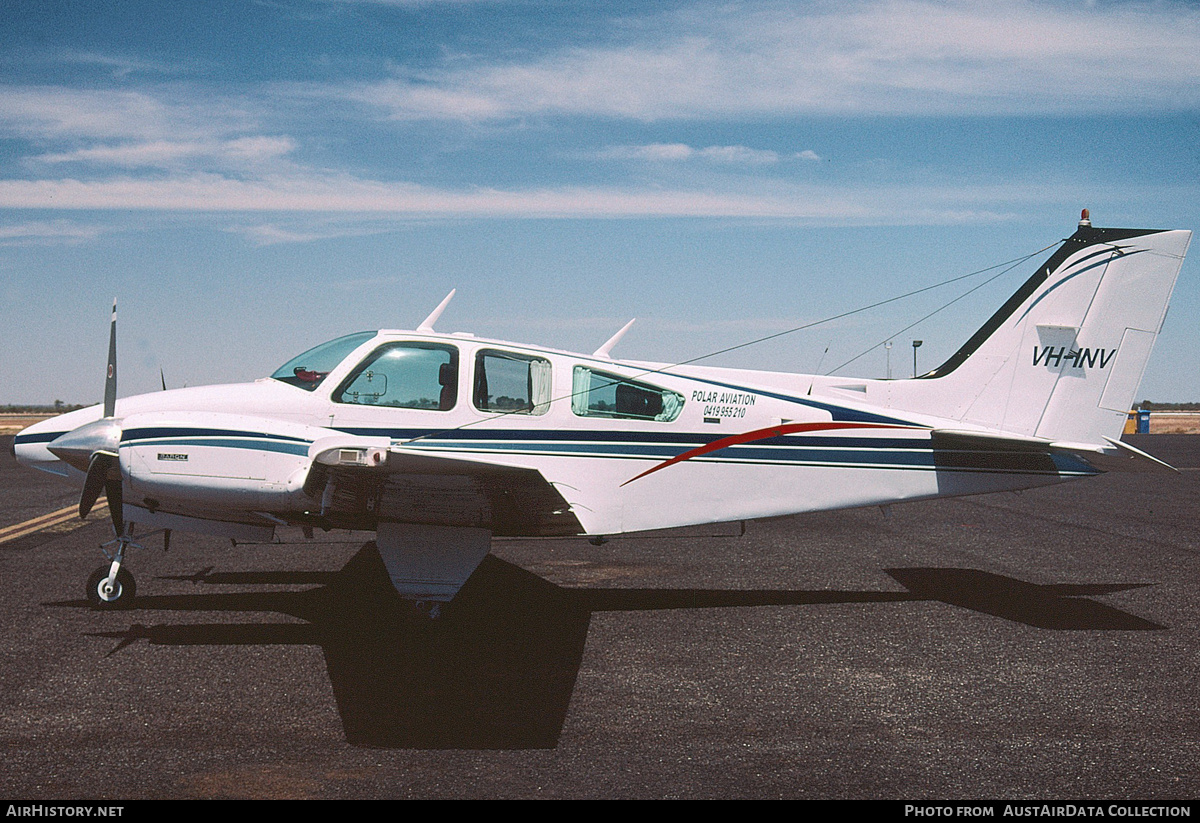 Aircraft Photo of VH-INV | Beech B55 Baron (95-B55) | Polar Aviation | AirHistory.net #260795