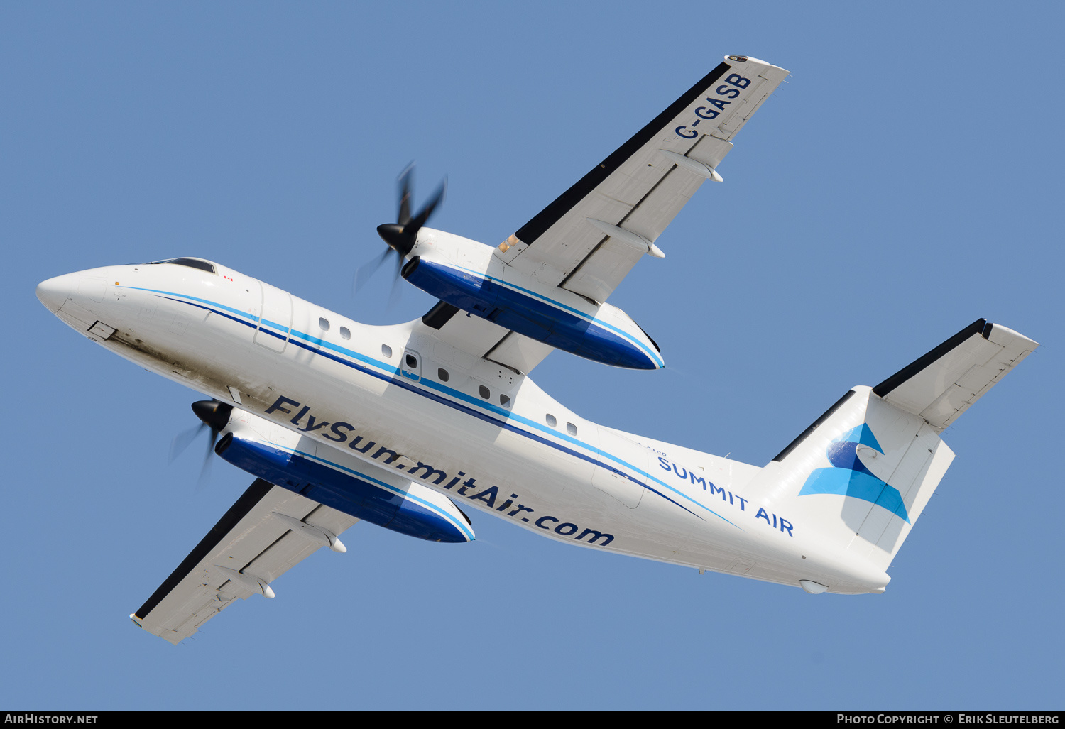 Aircraft Photo of C-GASB | De Havilland Canada DHC-8-102 Dash 8 | Summit Air | AirHistory.net #260814