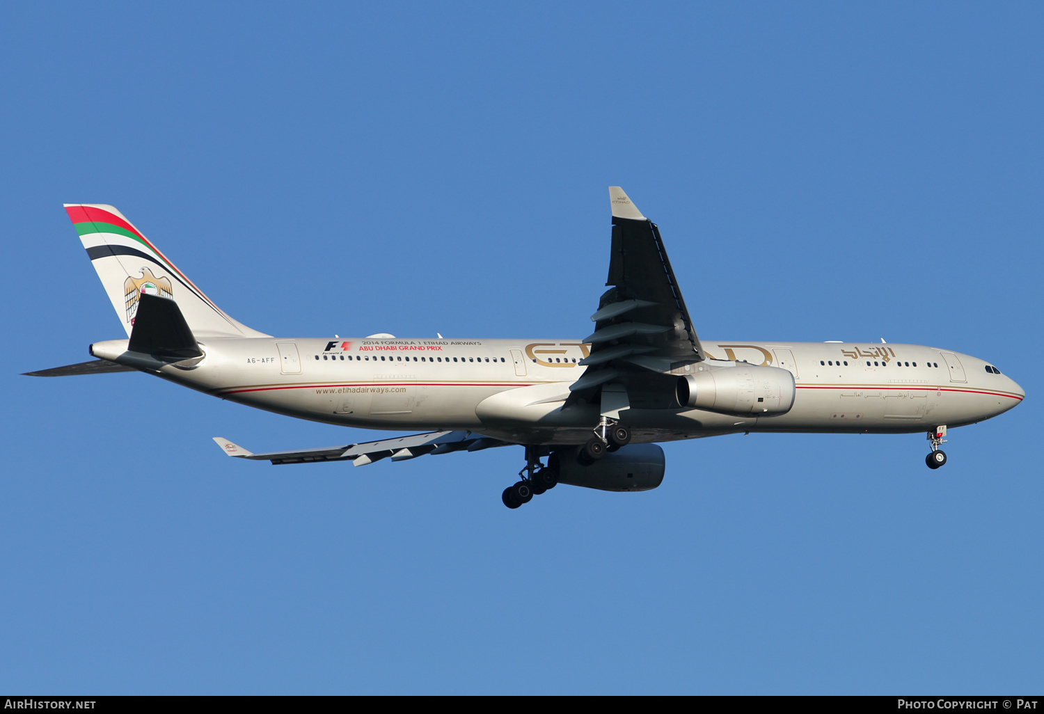 Aircraft Photo of A6-AFF | Airbus A330-343 | Etihad Airways | AirHistory.net #260820