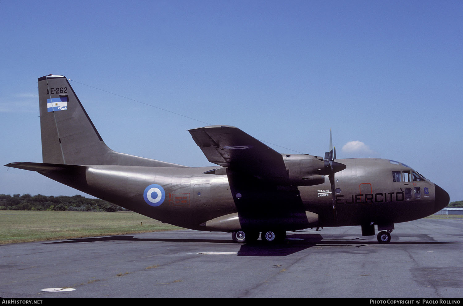 Aircraft Photo of AE-262 | Aeritalia G-222 | Argentina - Army | AirHistory.net #260822