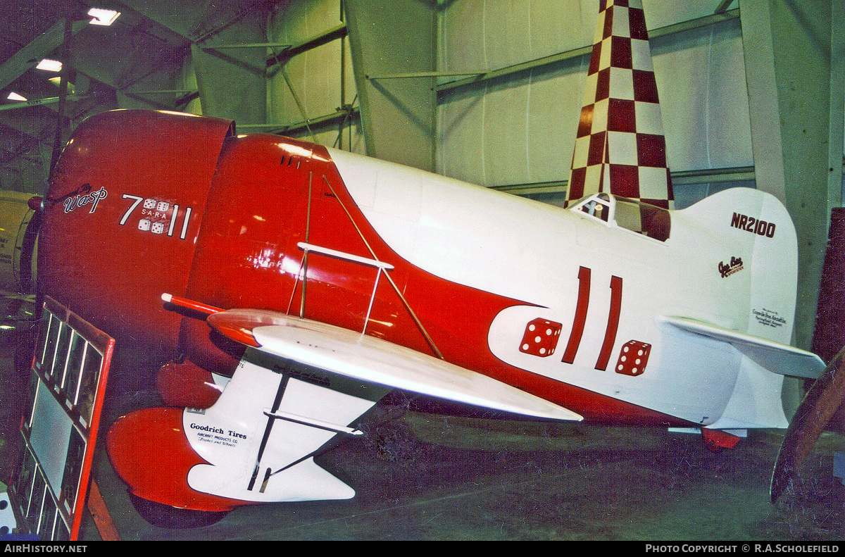 Aircraft Photo of NR2100 | Granville Gee Bee R-1 Super Sportster (replica) | AirHistory.net #260830