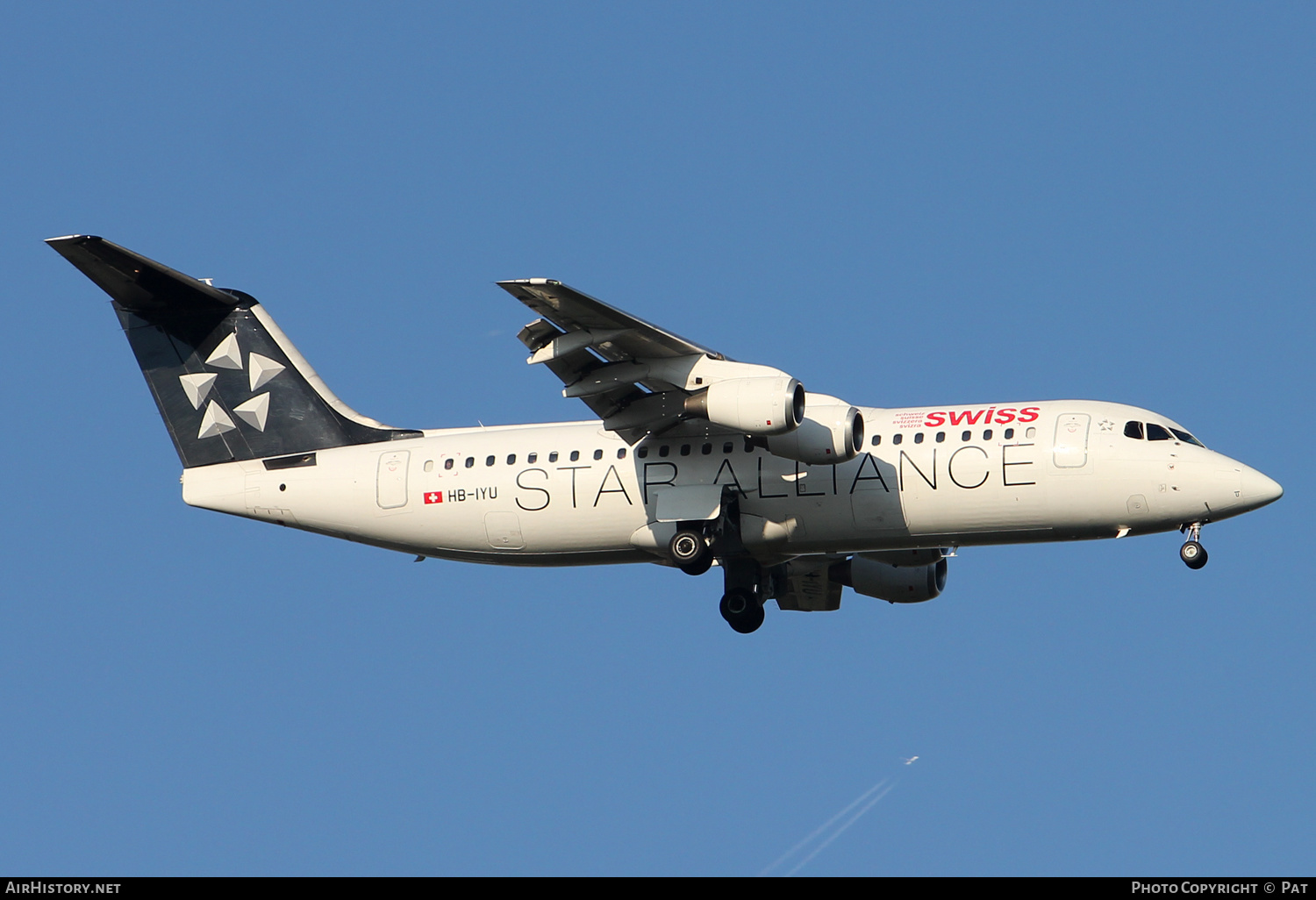 Aircraft Photo of HB-IYU | British Aerospace BAe-146-100 | Swiss International Air Lines | AirHistory.net #260831