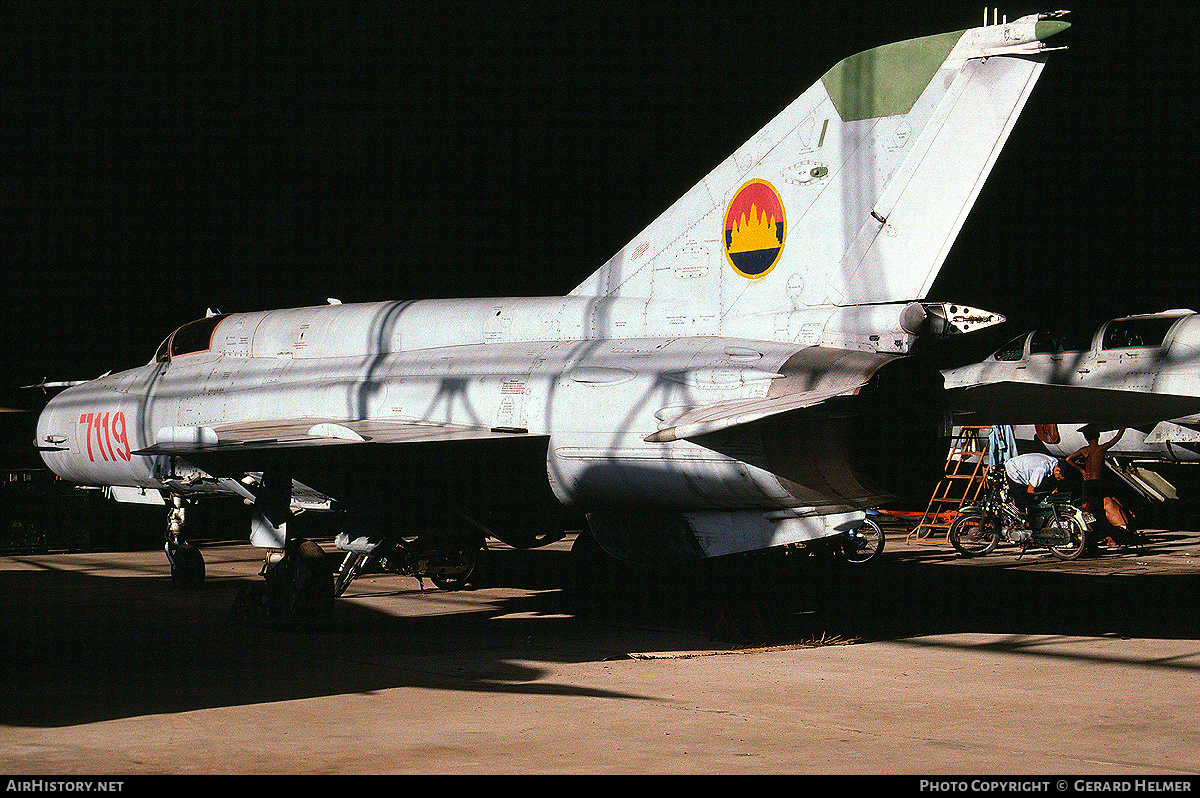 Aircraft Photo of 7119 | Mikoyan-Gurevich MiG-21bis | Cambodia - Air Force | AirHistory.net #260835