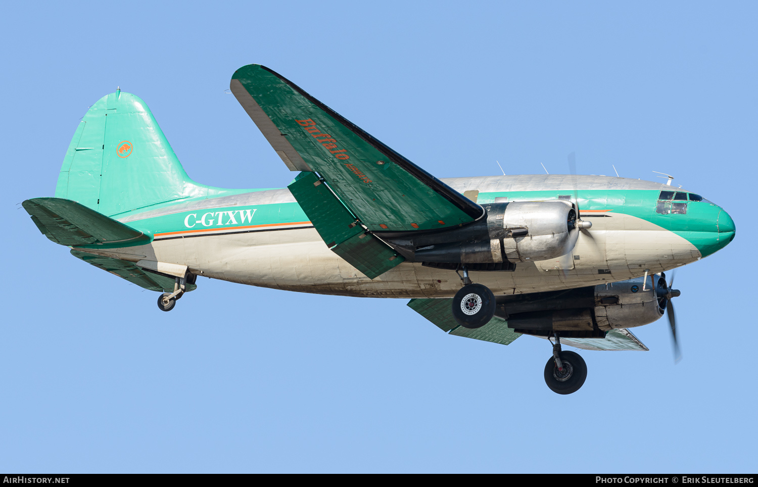 Aircraft Photo of C-GTXW | Curtiss C-46A Commando | Buffalo Airways | AirHistory.net #260845