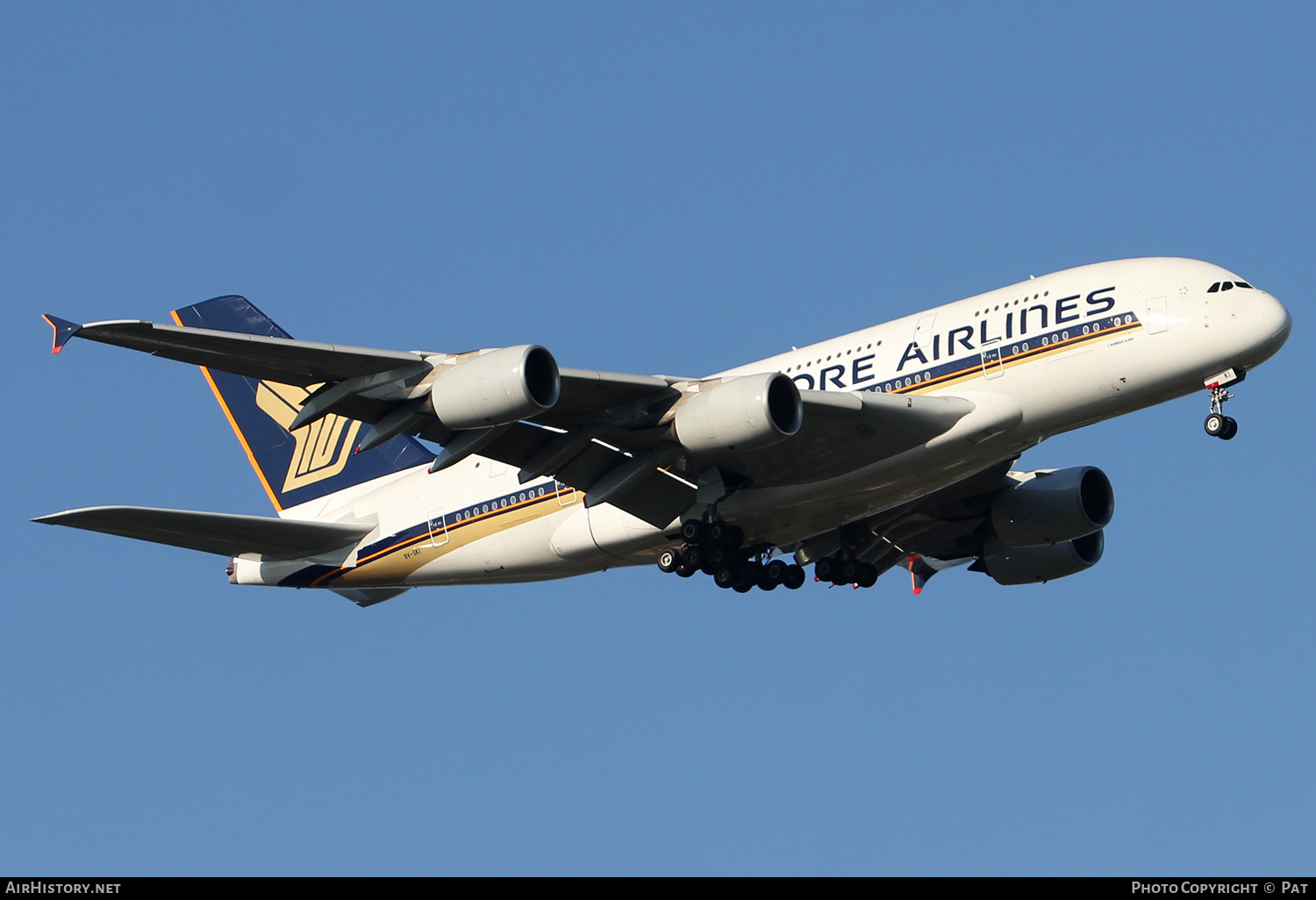 Aircraft Photo of 9V-SKI | Airbus A380-841 | Singapore Airlines | AirHistory.net #260864