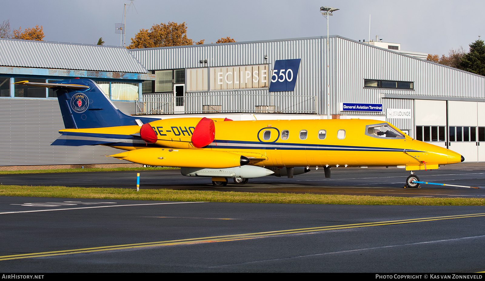 Aircraft Photo of SE-DHO | Gates Learjet 35A | Saab Technologies | AirHistory.net #260904