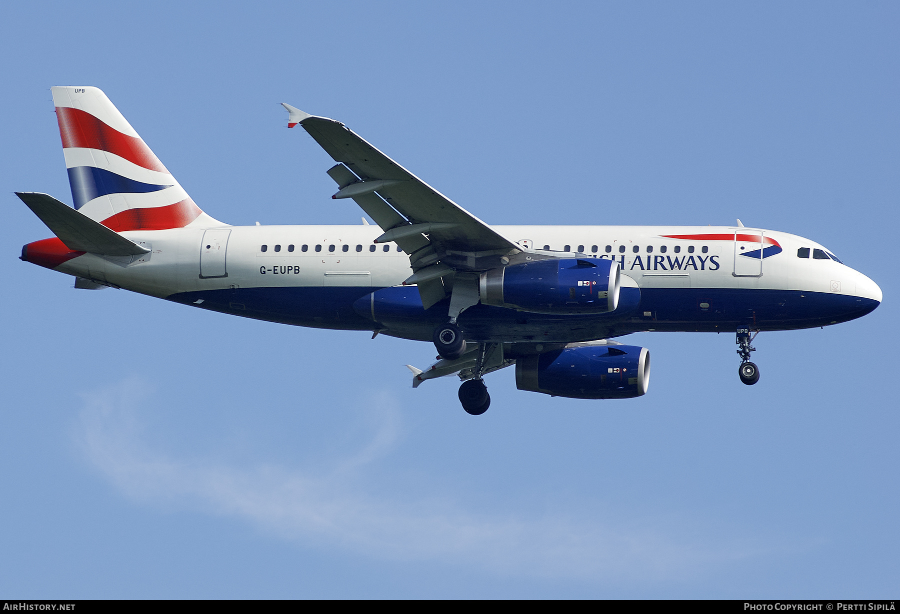 Aircraft Photo of G-EUPB | Airbus A319-131 | British Airways | AirHistory.net #260907