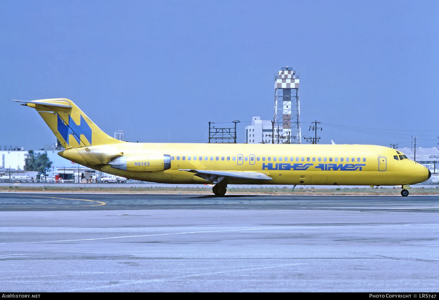 Aircraft Photo of N9343 | McDonnell Douglas DC-9-31 | Hughes Airwest | AirHistory.net #260923