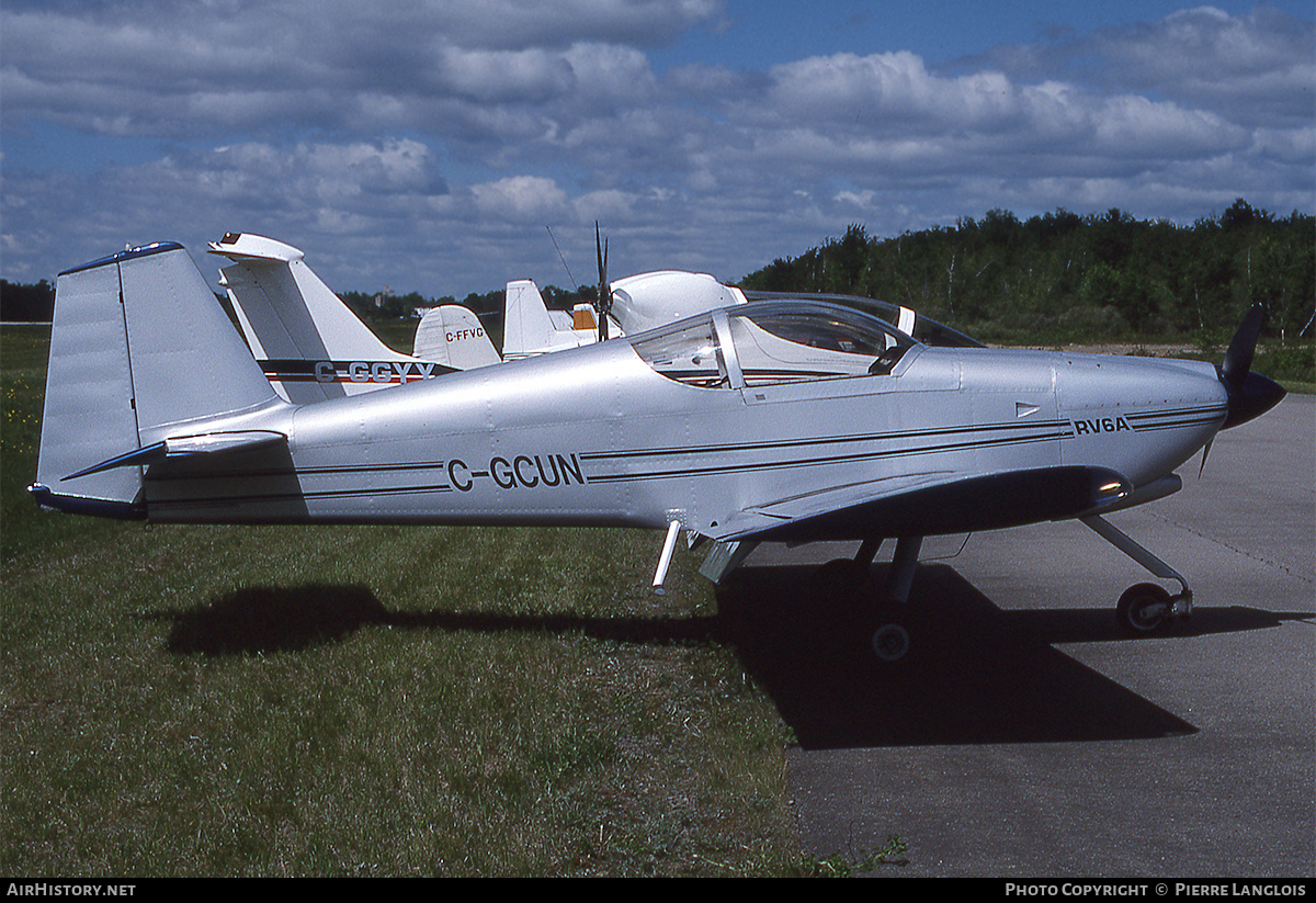 Aircraft Photo of C-GCUN | Van's RV-6A | AirHistory.net #260940