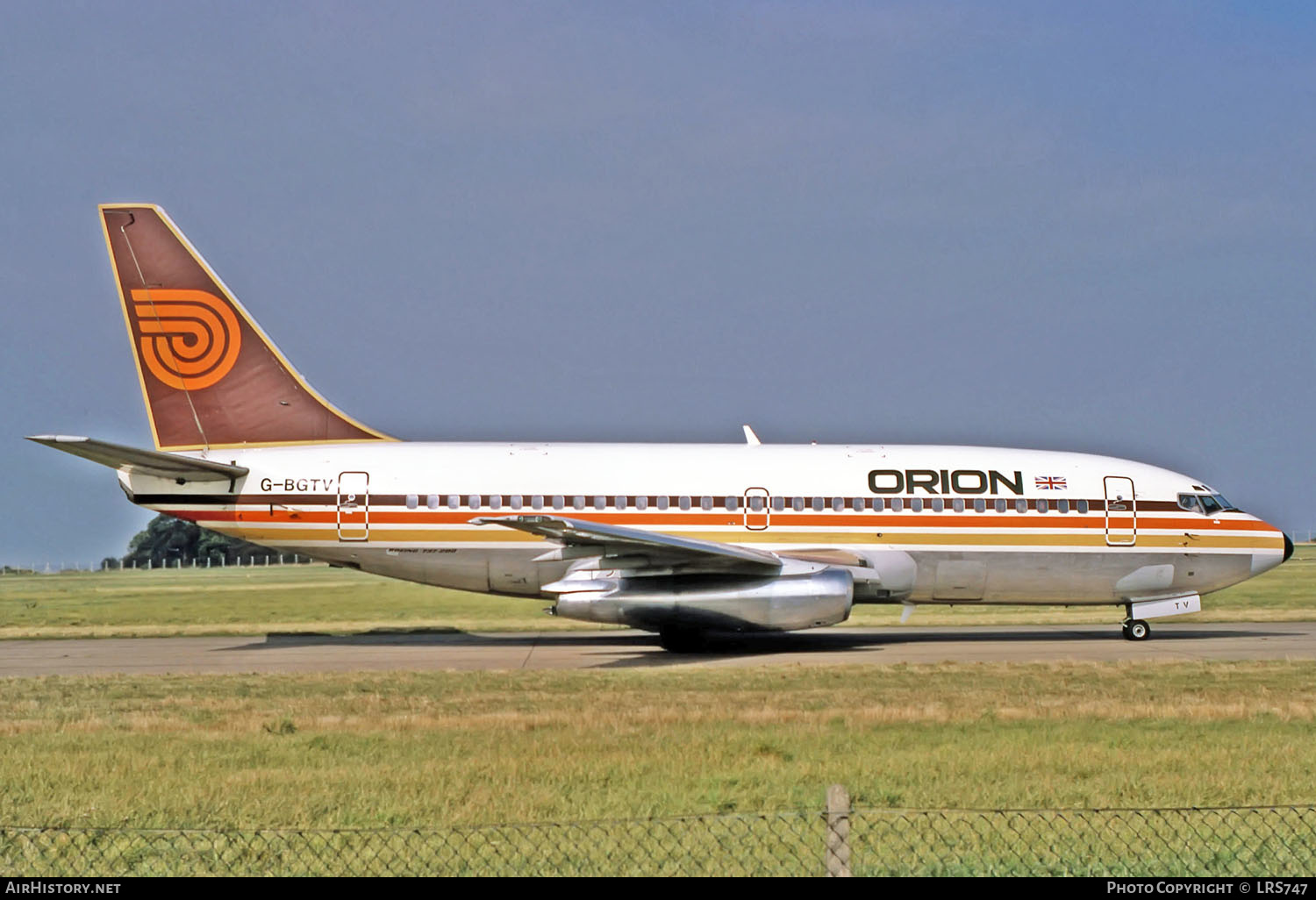 Aircraft Photo of G-BGTV | Boeing 737-2T5/Adv | Orion Airways | AirHistory.net #260944